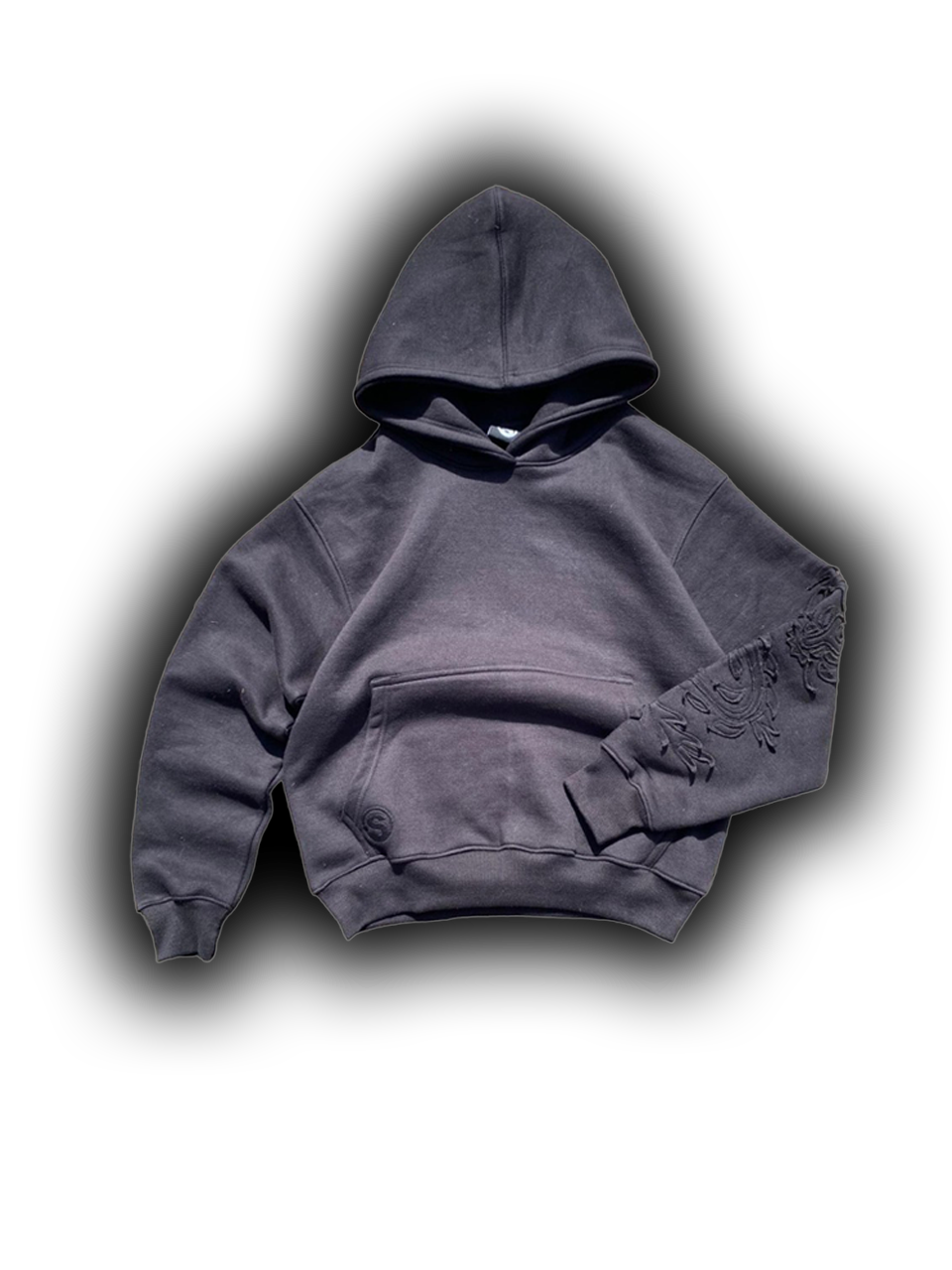 STOCKED BLACK HOODIE
