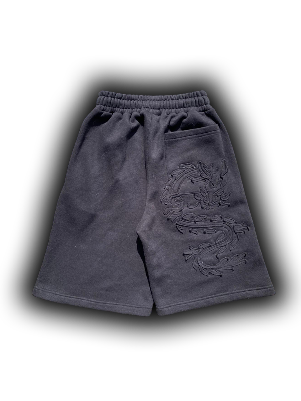 STOCKED BLACK SHORTS