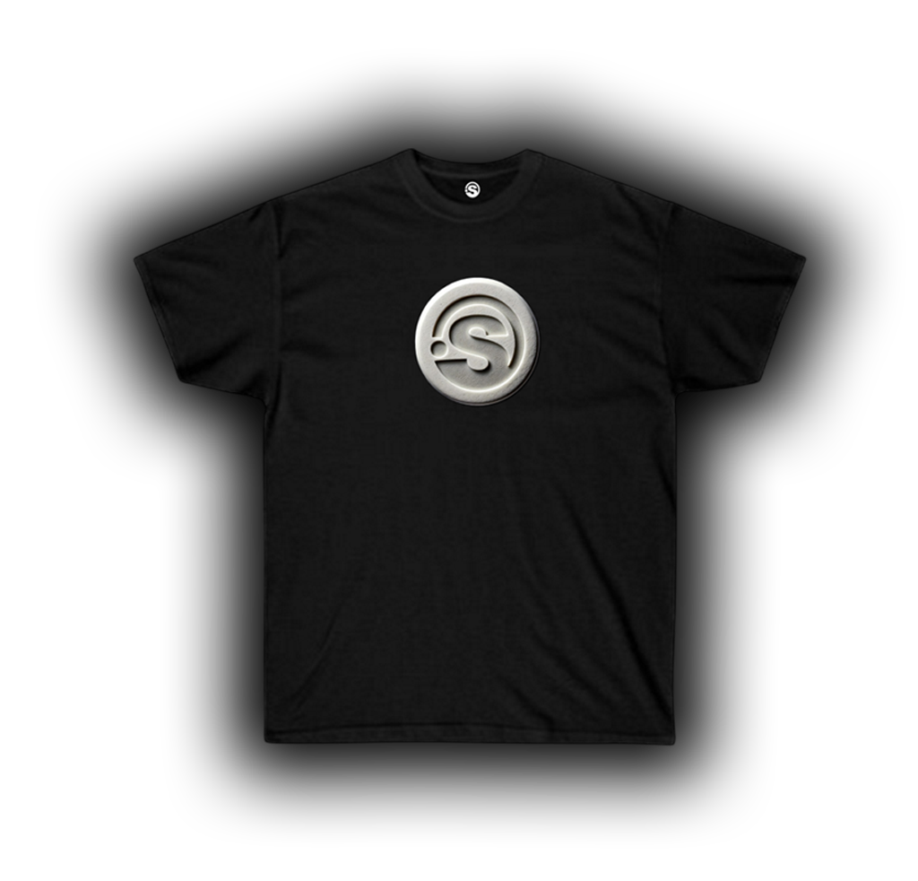 Stay Bad Static Tee - Washed Black